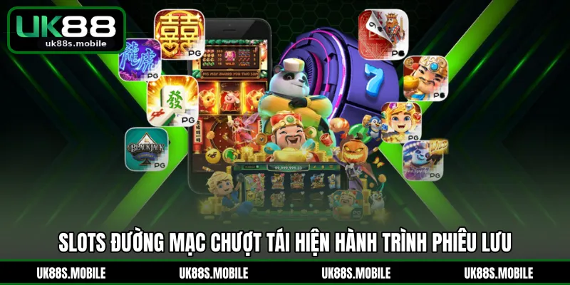 Slots đường mạc chượt tái hiện hành trình phiêu lưu 